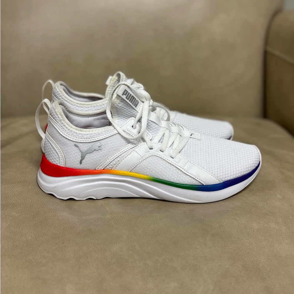 Gently used Puma athletic shoes